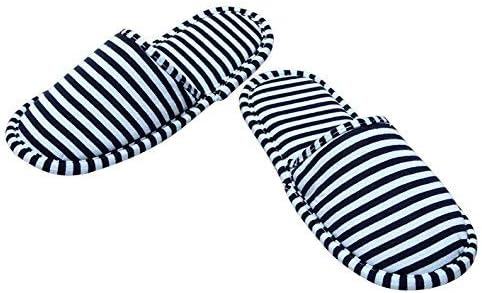Non-Disposable Travel Slippers Portable Cotton Spa Hotel Guest Indoor Slippers