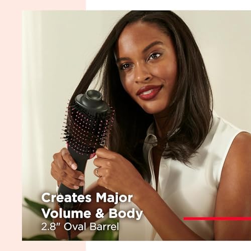 2024 New 4 in 1 Styling Tools Blow Dryer With Aluminum Sheet Oval Barrel, Hair Dryer and Styler Volumizer, Hot Air Brush Straightener for All Hair Types