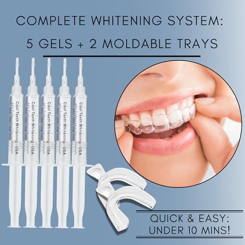 Teeth Whitening Gel Refill for Trays - Professional Strength 44% Carbamide Peroxide Formula - Fast & Effective Bleaching Solution for a Brighter Smile