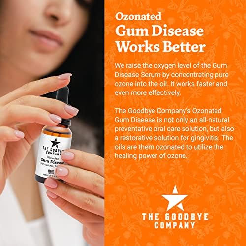 Ozonated Gum Disease Treatment - Effective and Natural Home Remedy for Treating Oral Gum Disease and Gingivitis - 100% Pure Neem and Clove Essential Oils for Complete Oral Health 15ML