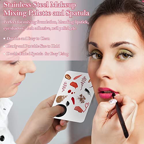 Disposable Applicators Kit With Makeup Puff, Mixing Palette, Artist Supplies, Accessories, Mascara Wands, Lip Brushes, Hair Clips, Powder Puffs for Face With Storage Box