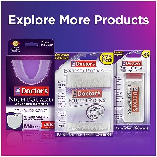The Doctor's NightGuard, Mouth Guard for Grinding Teeth, Dental Guard for Bruxism, Night Guard for Teeth, 1 Pack