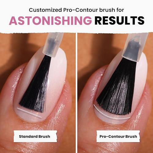 LONDONTOWN lakur Nail Polish - Chip-Resistant, Non-Toxic, Conditions & Hydrates Nails | Glossy Milky Pink, Strawberry Milk, .40 fl oz
