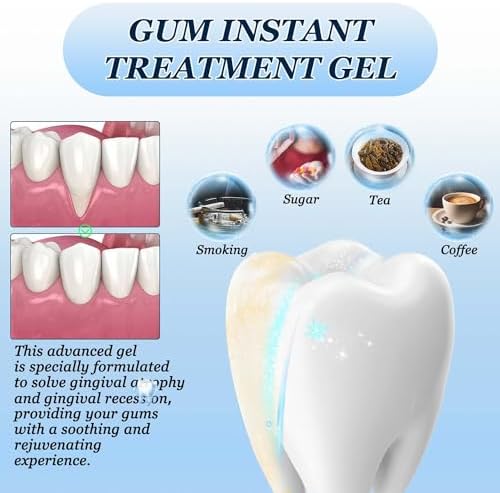 Omaky Gum Protect Repair Gels,Gum Shield Gel, Gum Gel Teeth Whitening Essence Pen, Gum Instant Protect Gel, Instant Tooth Whitening Pen Sensitive Teeth (3PC) (A)