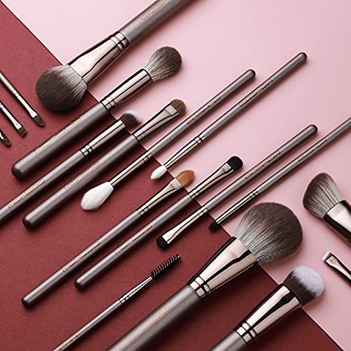 Professional Makeup Brush Set, Eigshow Makeup Brushes Perfect for Foundation Face Powder Blending Blush Bronzer Eyeliner Eye Shadow Brows with Case, Best Gift for Women, Travel Kit(PRO 18pcs Coffee)
