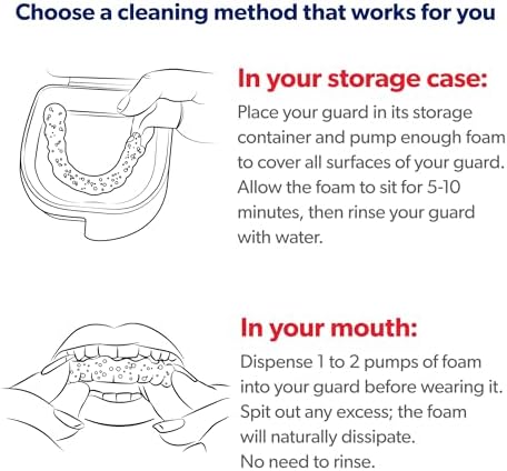 EverSmile Mouth Guard Cleaning Foam – Fresh Mint, 55ml (1 Pack) – for Mouth, Night, Football, Boxing, Sleep, Snoring, Grinding & All Types of Guards – Fights Bad Breath
