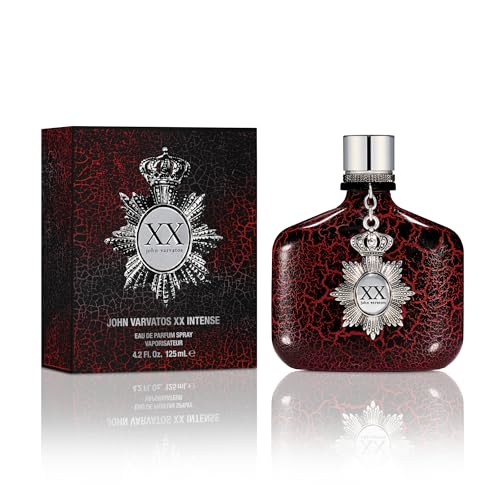 John Varvatos Men's Cologne, XX Intense Eau de Parfum EDP Spray, Woody Oriental Scent with Notes of Cardamom, Orange Flower & Sandalwood