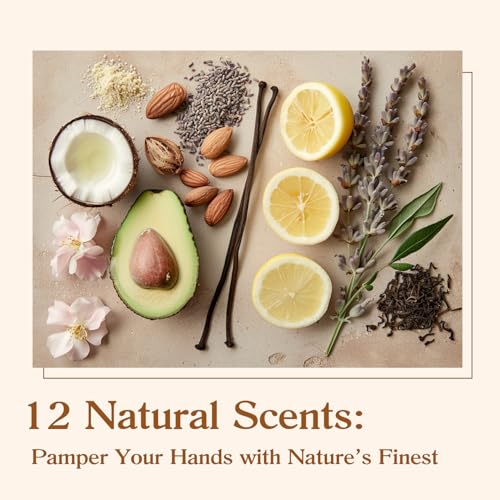 BODY & EARTH # LOVE 24 Pack Hand Cream Gift Set Scented Hand Lotion for Dry Cracked Hands Travel Size Lotion Mini Hand Lotion Bulk Gift Set For Women Mothers Day Gifts Birthday Bridesmaid Gifts