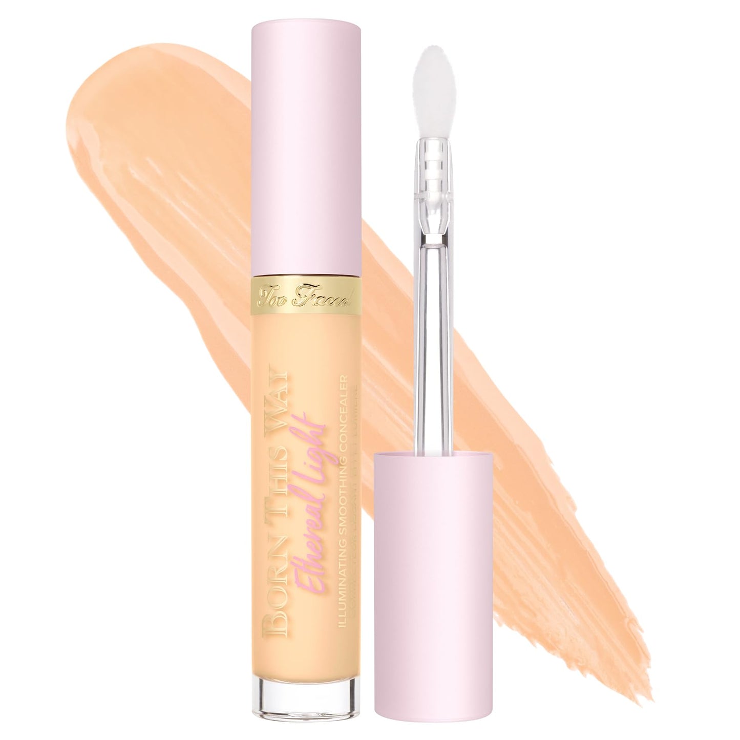Too Faced Born This Way Ethereal Light Illuminating Smoothing Concealer | Hyaluronic Acid + Waterproof, 0.16 fl. oz., Graham Cracker