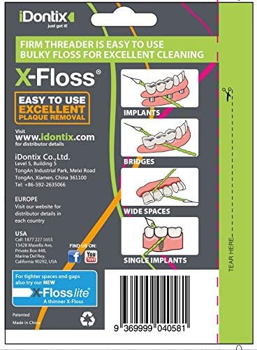 Brace X-Floss, Green