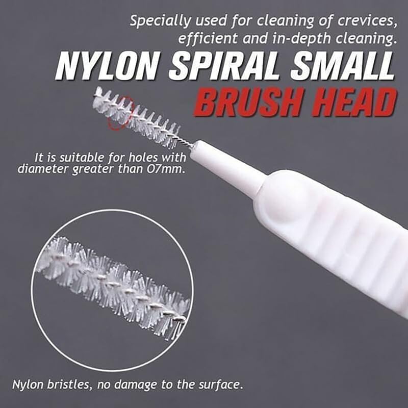 Gap Hole Anti-Clogging Cleaning Brush, 2024 Upgrade Shower Head Brush Shower Head Cleaning Brush Shower Head Cleaner Tool Multifunctional Shower Head Cleaning Brushes for Household Bathroom