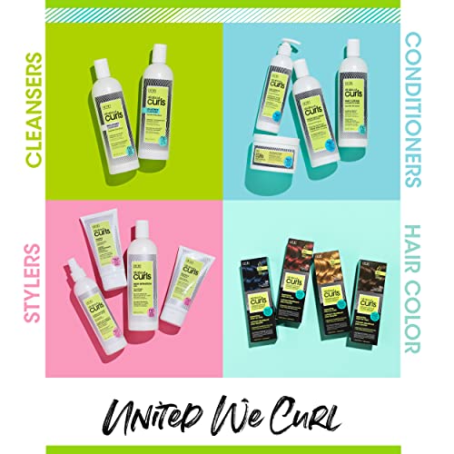 ALL ABOUT CURLS No-Lather Cleanser Shampoo | For Curly Hair | Essential Moisture | Gentle Cleansing | Suds-Free | Vegan & Cruelty Free | Sulfate & Paraben Free