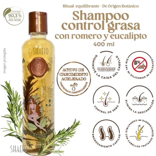 RITUAL BOTANICO KIT 3 Crecimiento Acelerado Ultra Reparador S.O.S Origen Botánico: Shampoo de Romero, Mascarilla para el Cabello Bomba Capilar, Acondicionador Intensivo PLEX (+ OBSEQUIO)