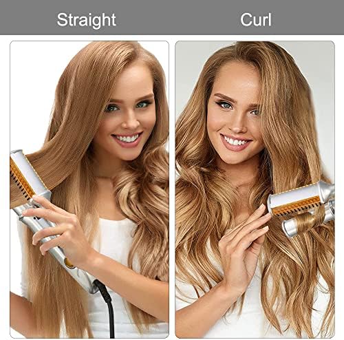 PTC Heated 2-in-1 Hair Style Tool, Even Heat, 3 Temperature Settings, Easy to Operate, Quick and Professional Hair Salon, for All Hairstyles