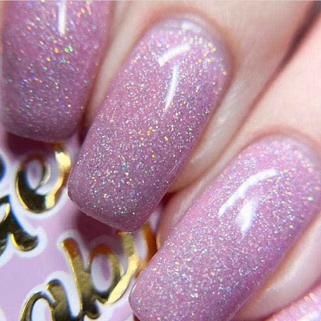 Twinkled T Gel Baby Gel Nail Polish - Long Lasting 15ml Soak Off LED UV Nail Lamp Gel Polish for Nail Art 0.5oz (Bel Air Baby)