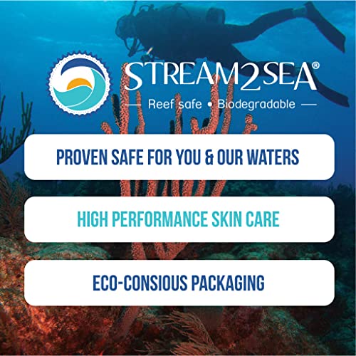 STREAM 2 SEA Boaters and Campers Hair Shampoo, 16 oz Reef Safe, Paraben Free and Fragrance Free All Natural Shampoo For Camping and Boating, Anti Frizz and Color Safe Shampoo