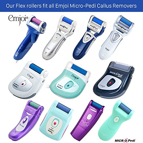 Emjoi Micro-Pedi Refill Rollers (Extra Coarse) - Pack of 4