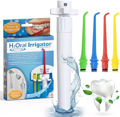 Oral Irrigator Shower Floss Dental Care System | Advanced Shower Water Flosser for Healthy Gums and Teeth | Shower Flosser | Dental Water Flosser for Superior Dental Hygiene at Home | Made in U.S.A.