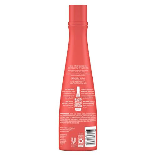 Nexxus Bond Repair Shampoo, Conditioner & Intense Rebond Treatment Bundle Amino Bond 3 Pack for All Types of Damaged Hair, with Keratin Protein and Amino Acids,