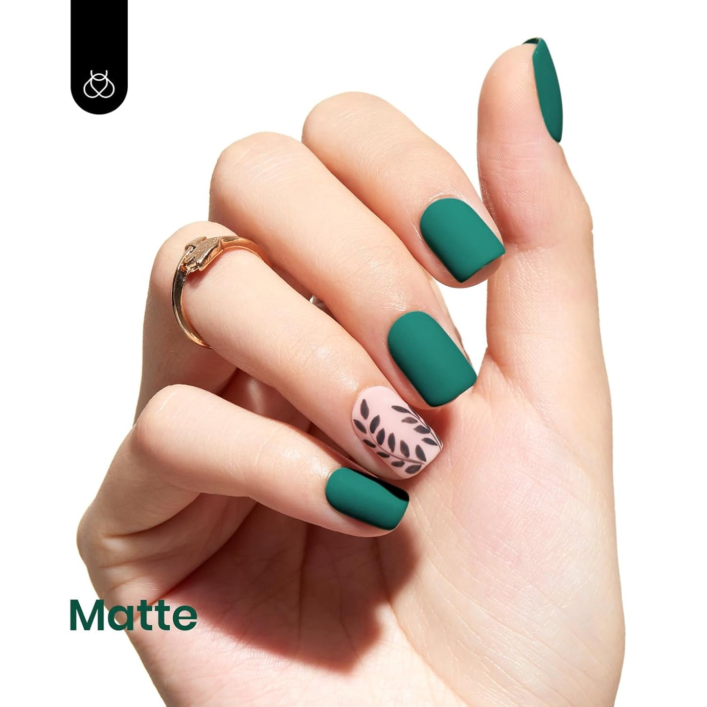 Beetles Green Gel Nail Polish 1 Pcs 15ml Emerald Green Gel Polish Soak Off Uv LED Nail Lamp Needed Nail Art Manicure Salon DIY Home 0.51Oz Gift for Women