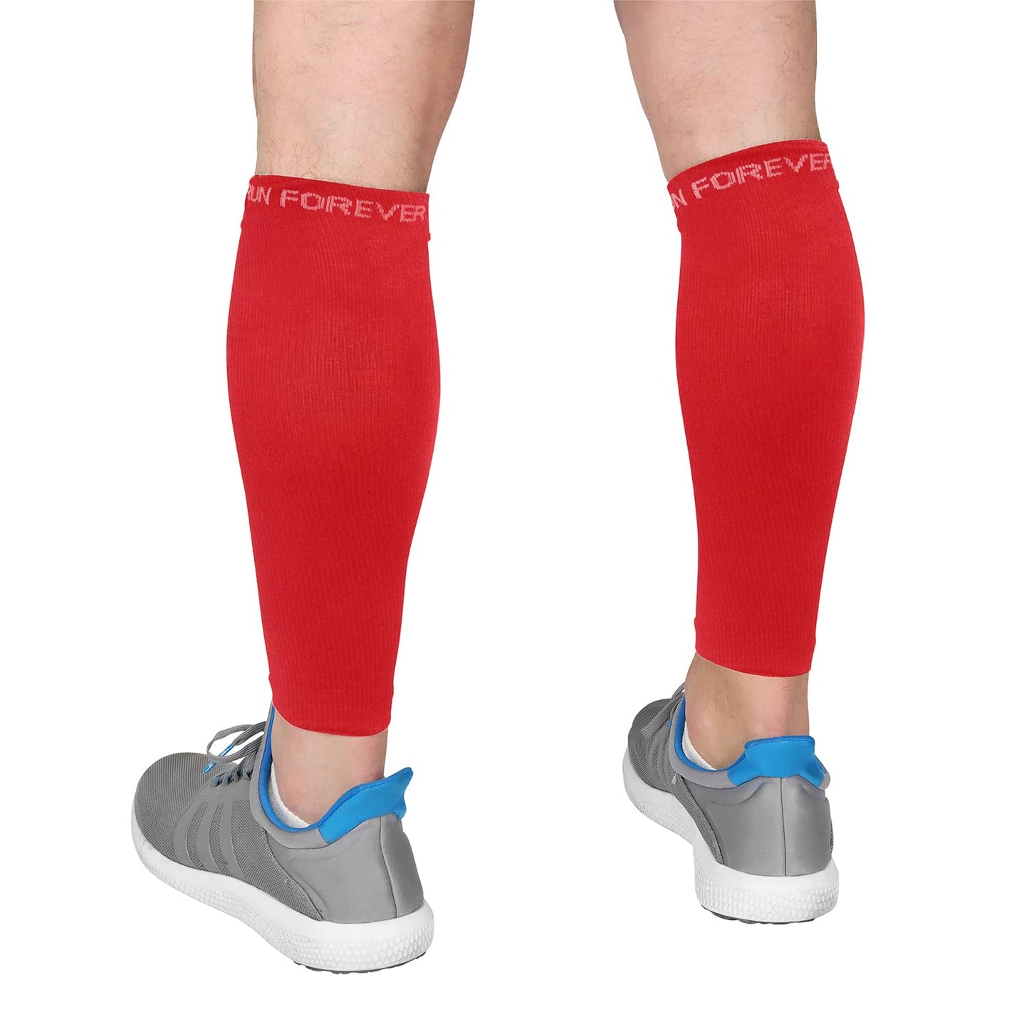 Calf Compression Sleeves for Men and Women - Leg Compression Sleeve - Footless Compression Socks for Runners, Shin Splints, Varicose Vein & Calf Pain Relief - Calf Brace for Running, Cycling, Travel