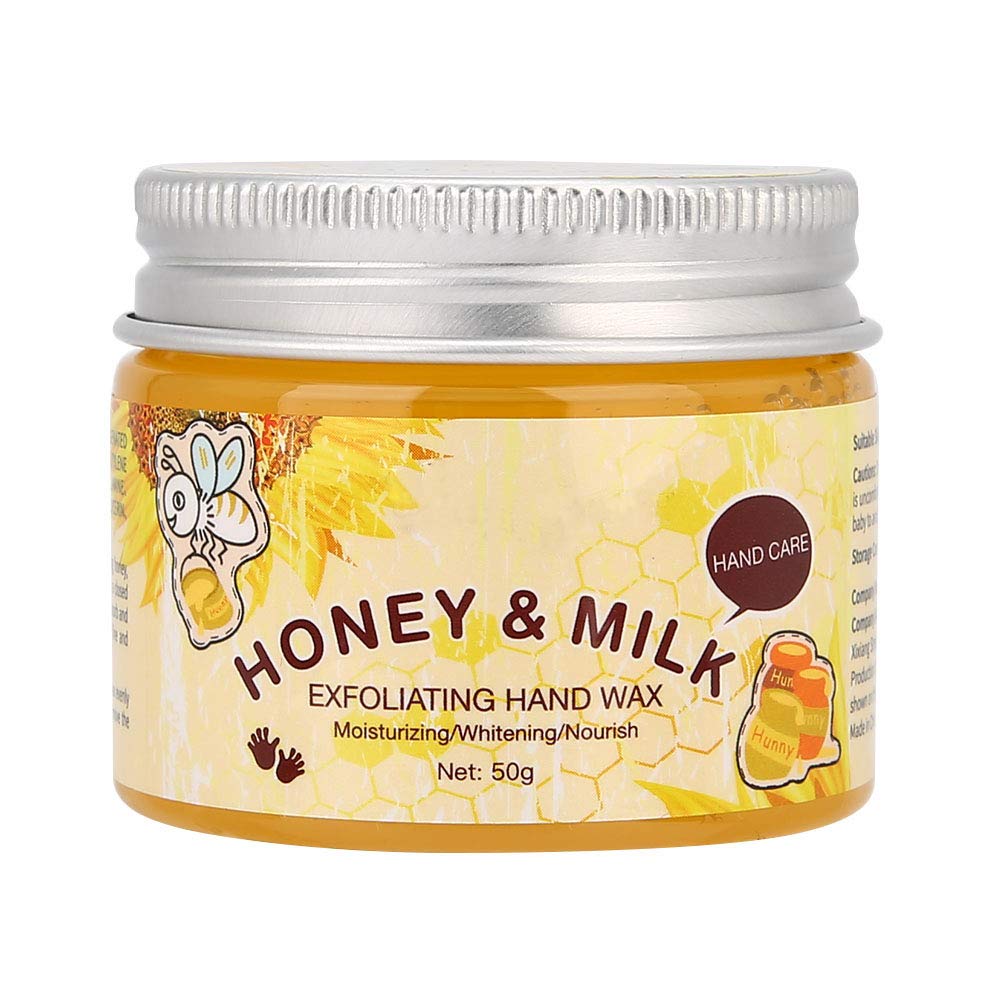 50G Hand Moisturizing Mask, Milk Honey Exfoliating Moisturizing Lightening Hand Care Mask For Dry Cracked Hands Repair Of Rough Kkin For Women And Men