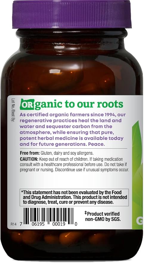Oregons Wild Harvest Milk Thistle -Organic - 90 caps