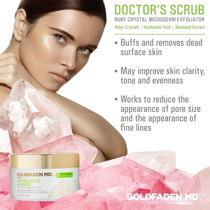 GOLDFADEN MD Doctors Scrub Microdermabrasion for Face, 1.7 Fl Oz