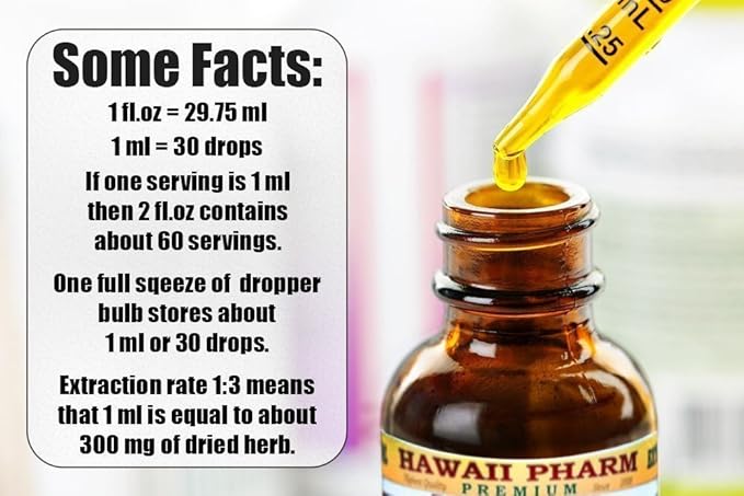 Ginkgo Alcohol-Free Liquid Extract, Organic Ginkgo (Ginkgo Biloba) Dried Leaf Glycerite Hawaii Pharm Natural Herbal Supplement 4x4 oz