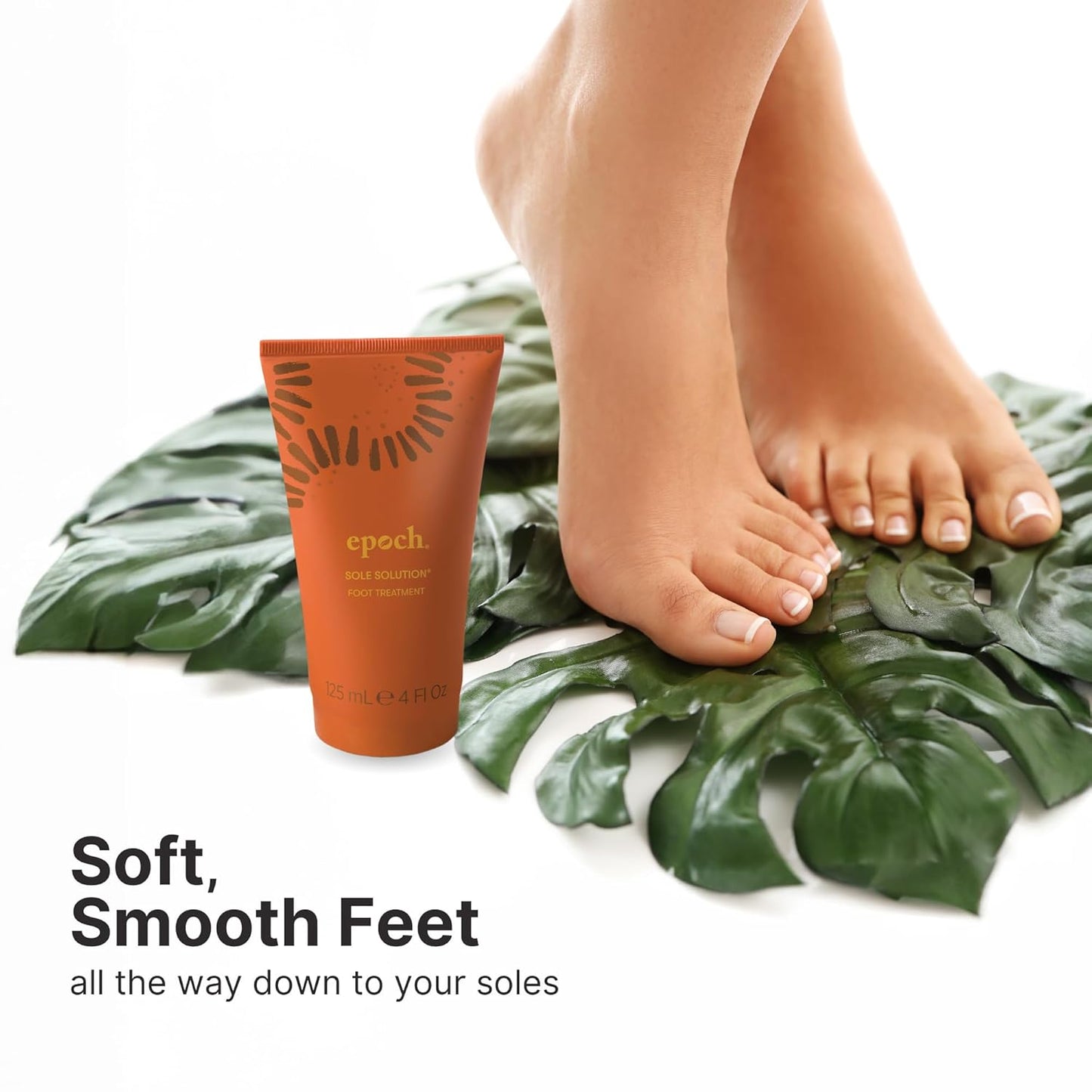 Nu Skin Epoch Sole Solution | Effective Foot Cream for Dry Cracked Heels and Feet | Foot Care with Urea Cream for Feet | Repair Foot Health | Moisturizer & Lotion for Clean Feet | 4 Fl Oz | 2 Pack
