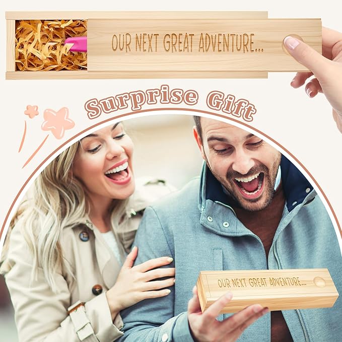 Pregnancy Announcement for Husband Grandparent, Pregnancy Test Keepsake Box, Baby Announcement Reveal Gifts Ideas for Husband Grandparents Dad Aunt and Uncle