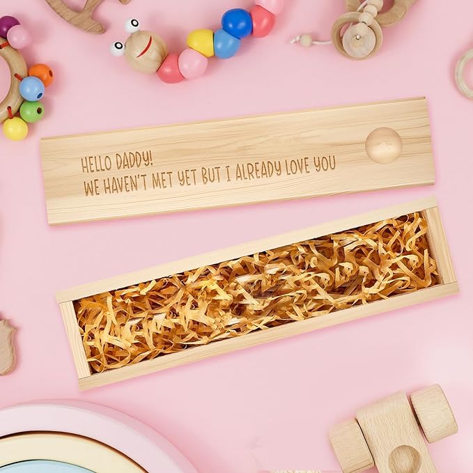 Pregnancy Announcement for Husband, Pregnancy Test Keepsake Box, Baby Announcement Reveal Gifts Ideas for Husband Grandparents Dad Aunt and Uncle