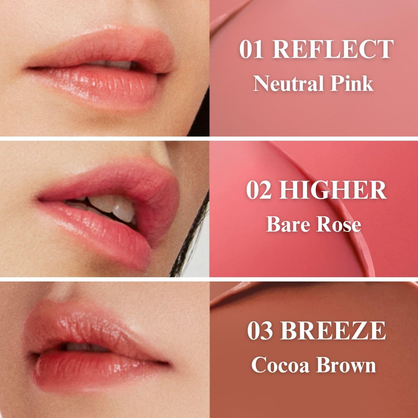 EGLIPS Lip & Cheek Glow Balm - Multi-Use Tinted Melting Balm Blush for Lips & Cheeks Builable and Blendable Texture (07 WISHED, 0.18 oz)