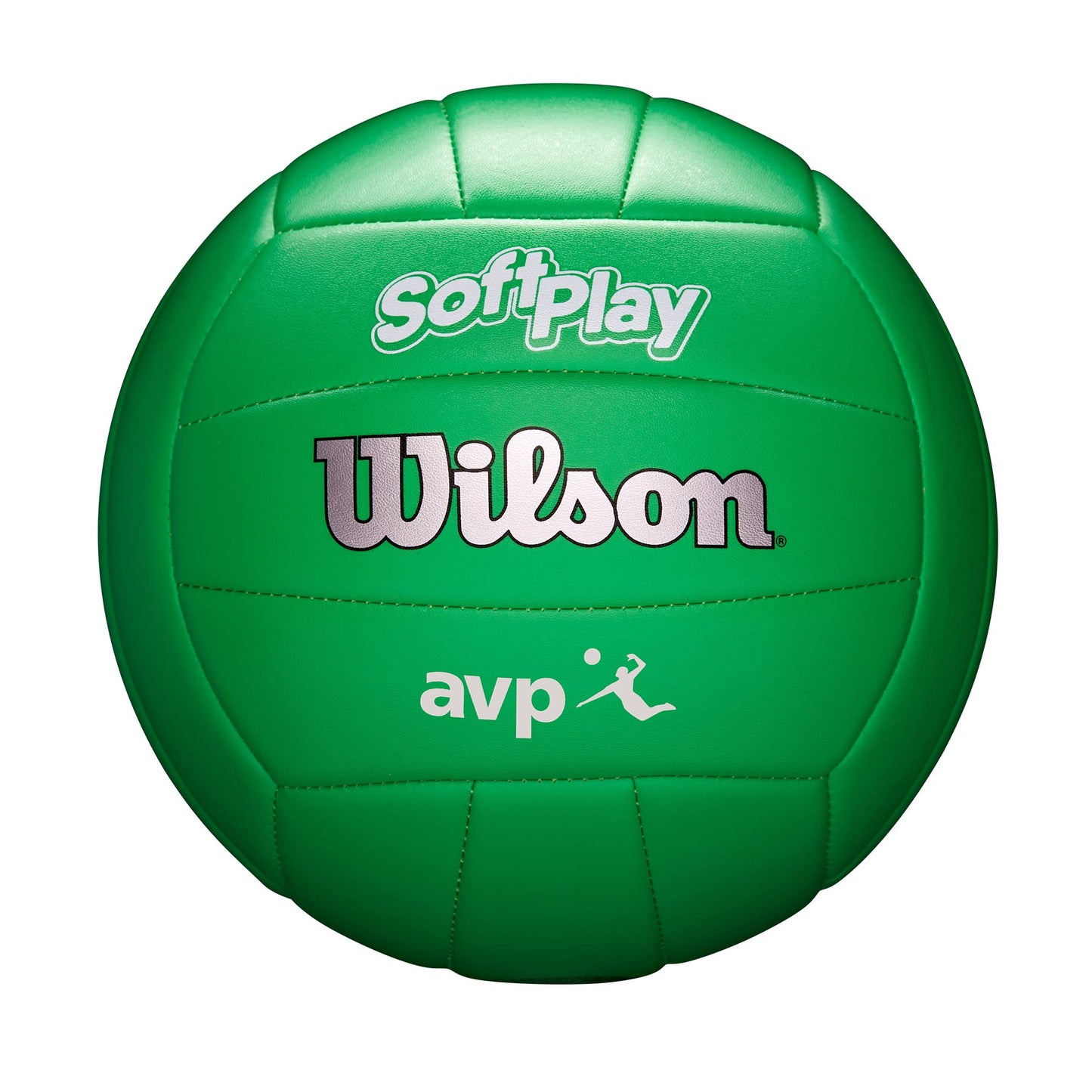 WILSON AVP Soft Play Volleyball - Official Size, Green