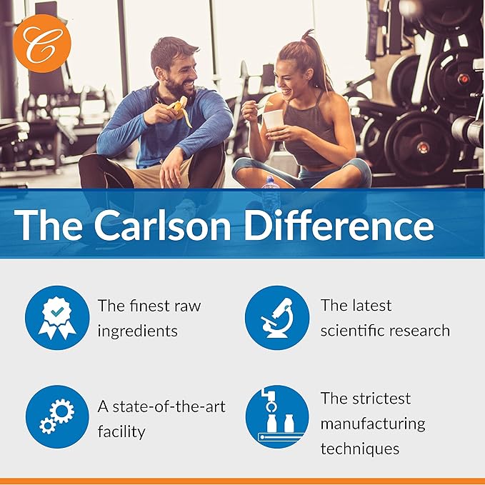 Carlson - B-100 Gels, High-Potency Vitamin B Complex, Energy Production, Cellular Support & Optimal Wellness, 200 Softgels