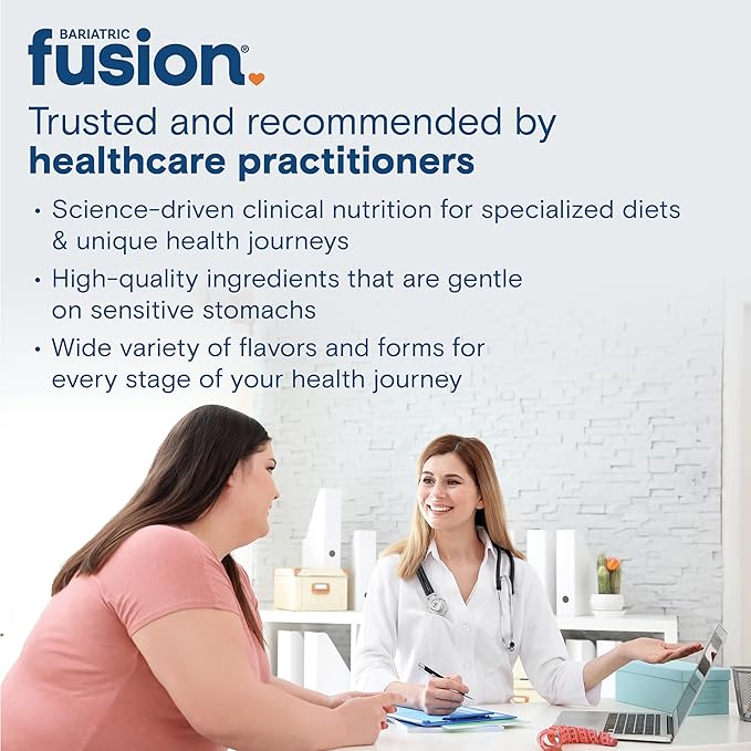 Bariatric Fusion Bariatric Multivitamin Without Iron | Post Bariatric Surgery Patients | Iron Free Bariatric Vitamin for Gastric Bypass and Sleeve Gastrectomy | 180 Capsules | 3 Month Supply