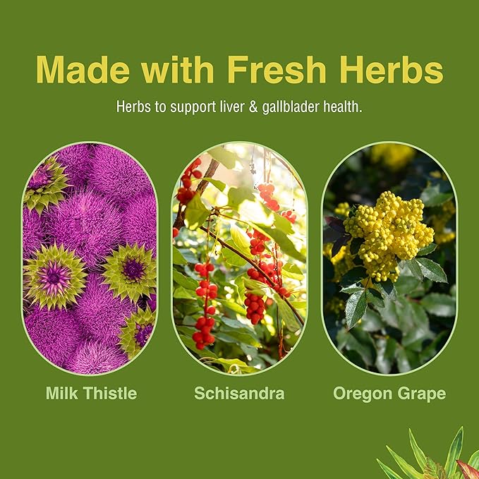 Herbs Etc. Liver Tonic - Gallbladder Health Supplement with Herbal Formula - Aid Overall Liver Health with Milk Thistle, Schisandra & Oregon Grape - Support a Healthy Liver - 60 Softgels