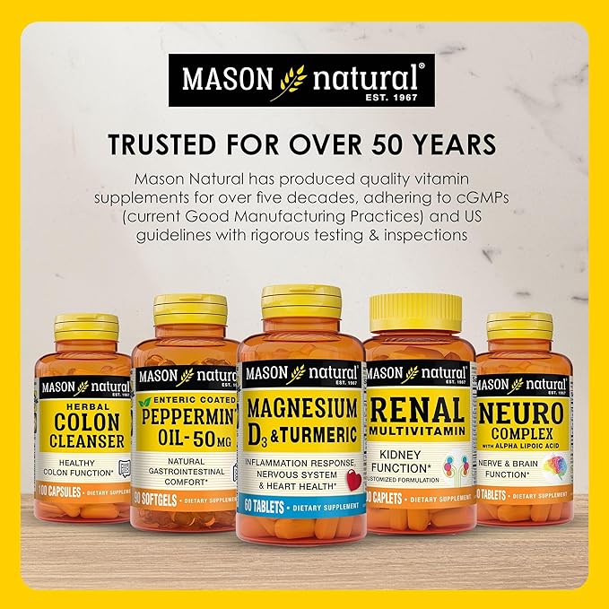 MASON NATURAL Stress B-Complex with Antioxidants + Zinc, 6 Month Supply, Dual Action Formula, Supports Energy Metabolism & Immune Health, 3 Pack