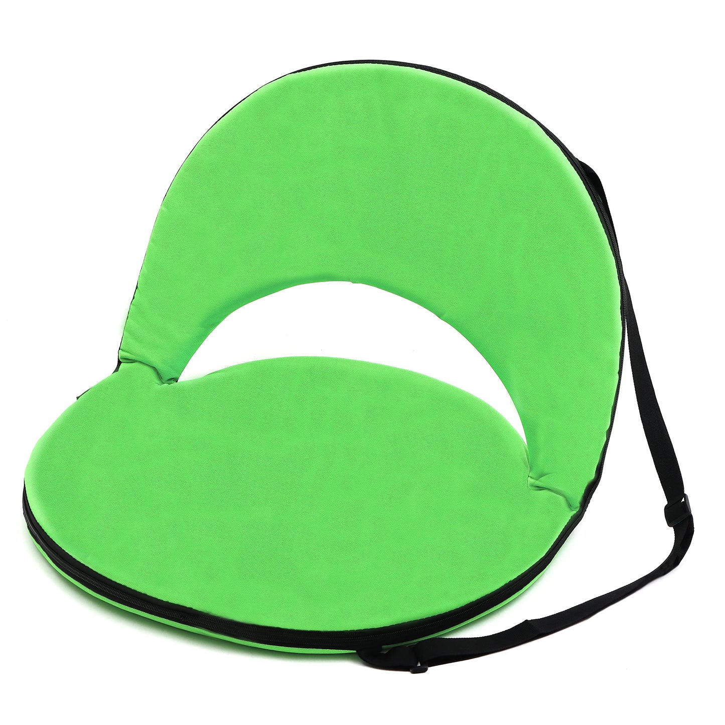 Portable Multiuse Adjustable Recliner Stadium Seat by Trademark Innovations (Light Green)