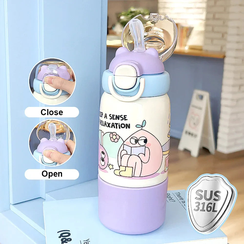 Kids Water Bottle For Outdoor  - Stainless Steel