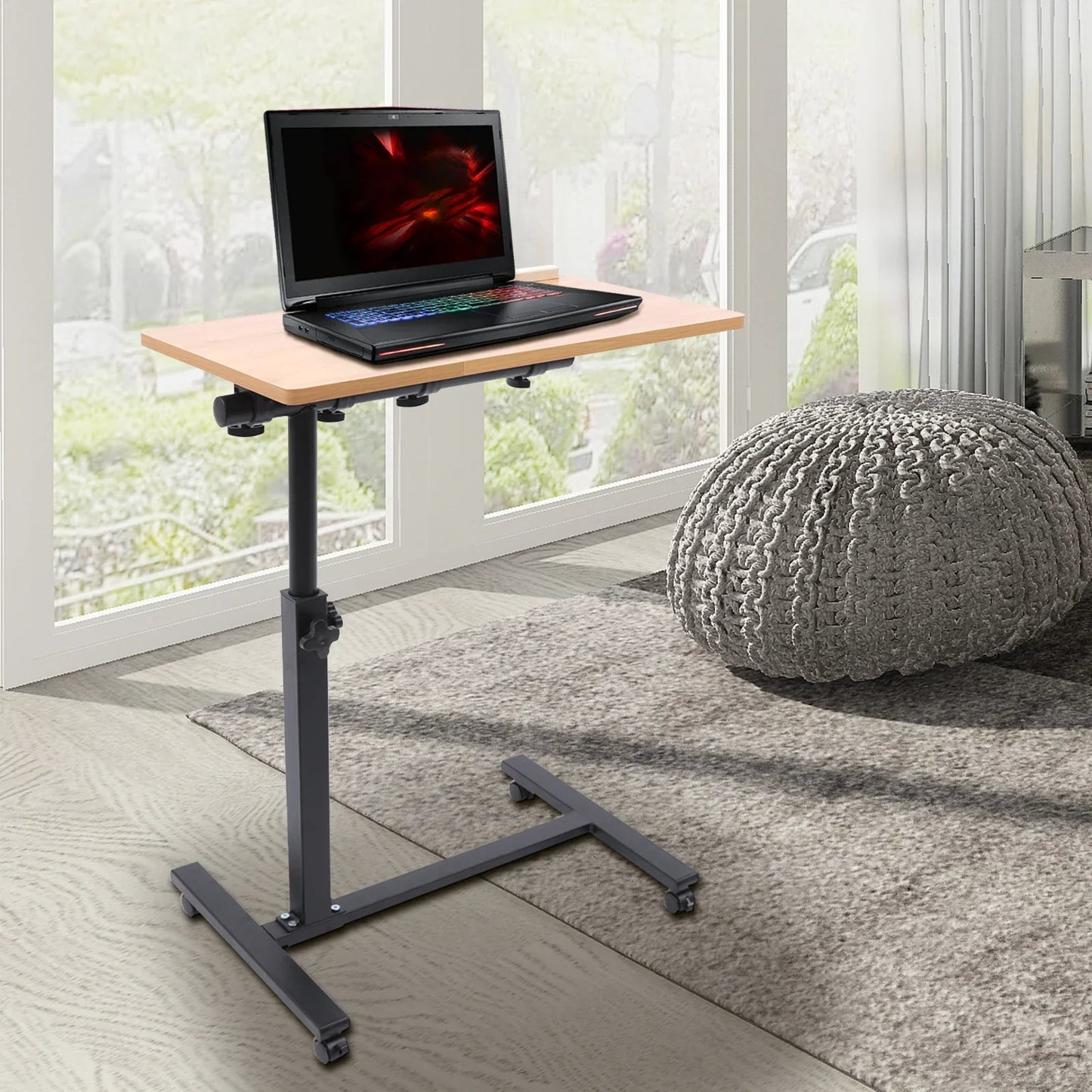 Portable Adjustable Laptop Desk Rolling