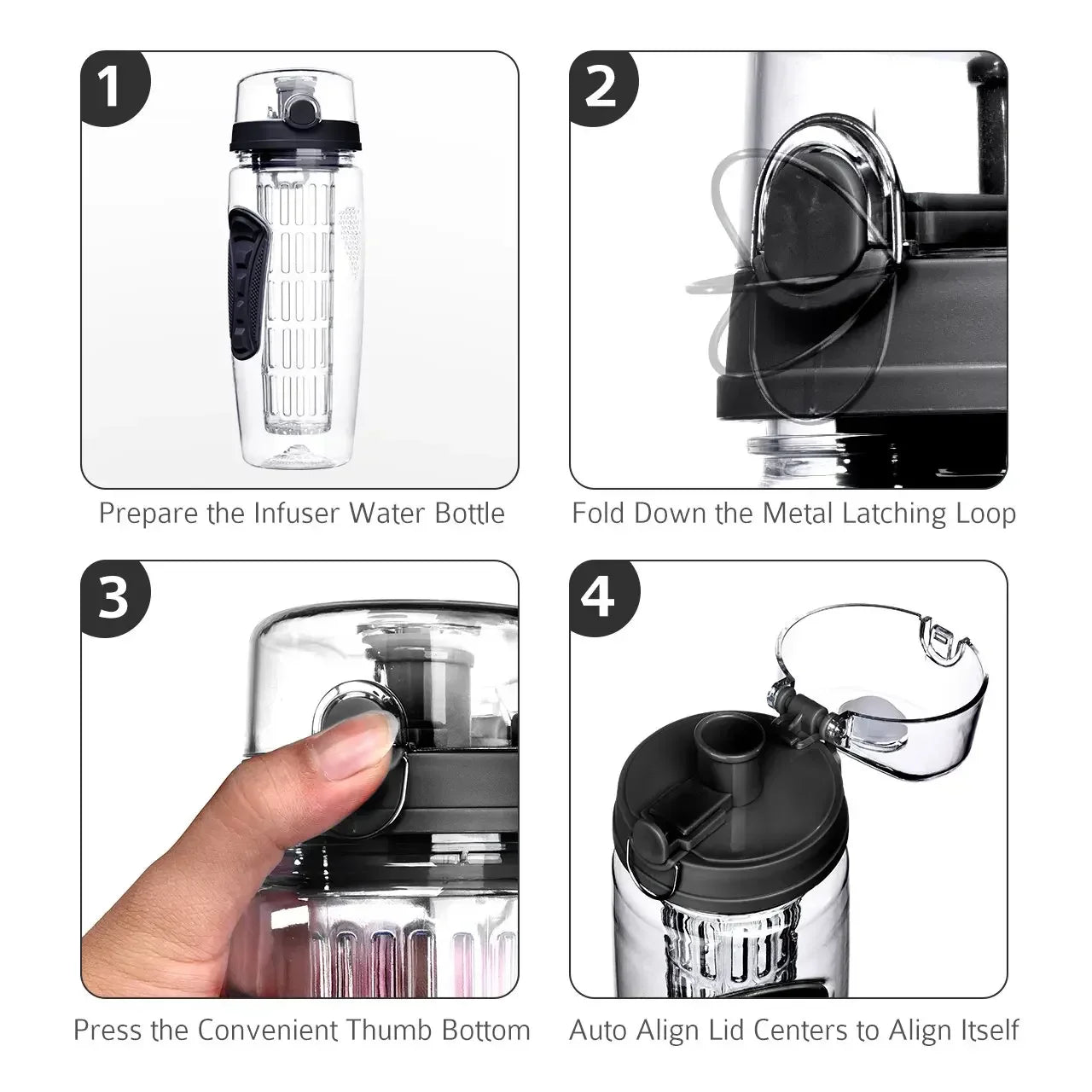 Best BPA Fruit Infuser Water Bottle
