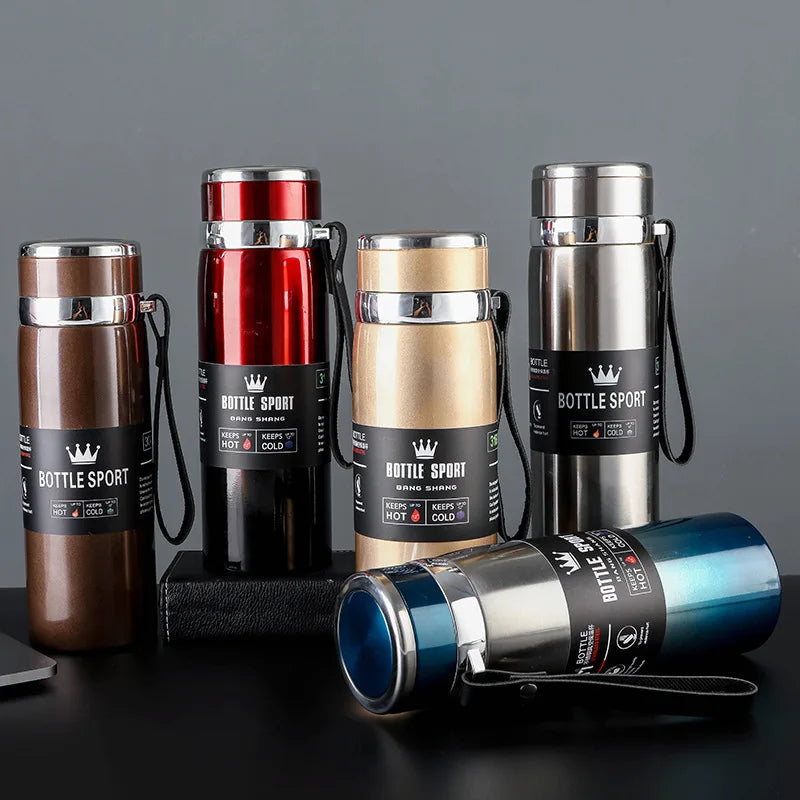 1L Stainless Steel Water Bottle For GYM
