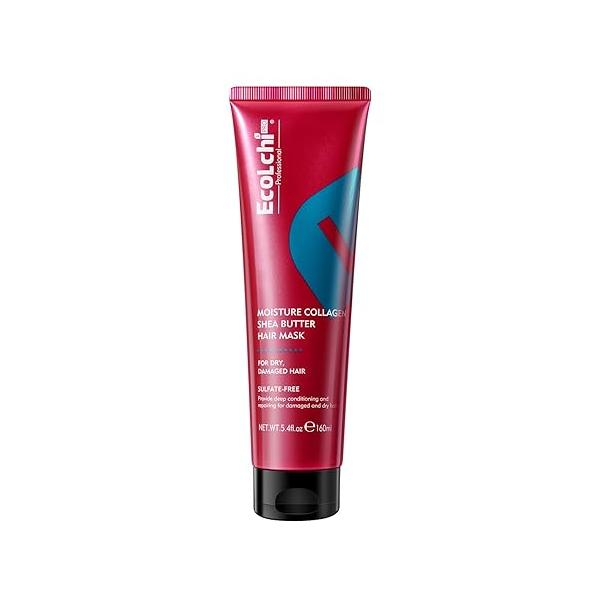 Collagen Hair Mask Deep Repair Conditioning Moisture Shea Butter Treatment for Dry and Damaged All Types 5.4fl.oz 160ml