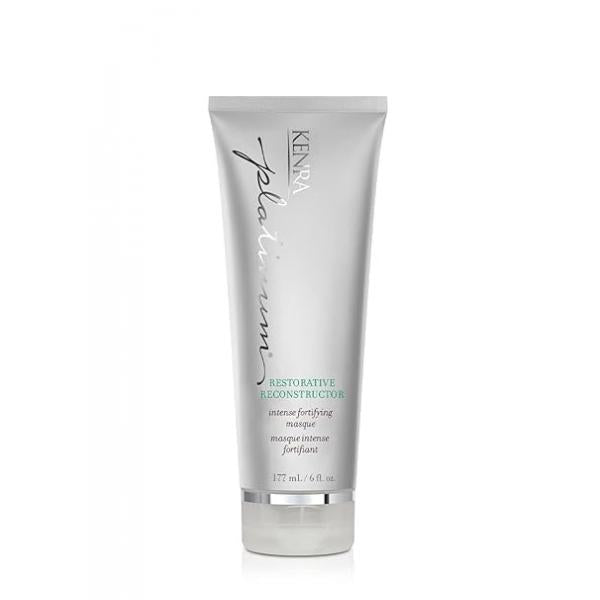 Kenra Platinum Restorative Reconstructor | Ultra Fortifying Treatment Restores Broken Hair Bonds From Within Provides Intense Fortification, Elasticity, & Suppleness All Types 6 fl. oz